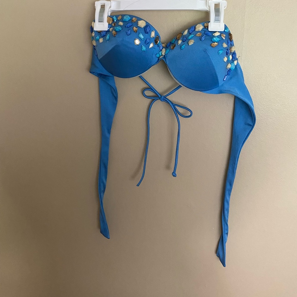 Victoria’s Secret bikini top blue